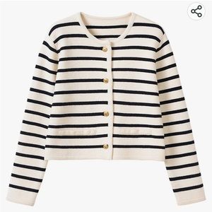 BNWT English Factory Striped Cardigan